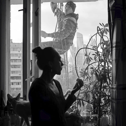 Self-portrait At A Window