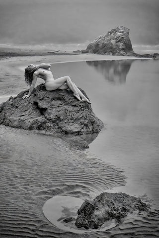 Nude And Three Rocks