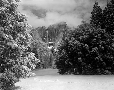Upper Yosemite Fall In The Winter