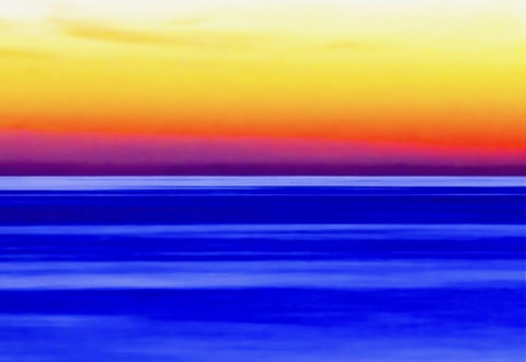 Orange And Blue Sunset
