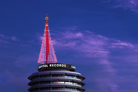 Capitol Records Christmas Tree