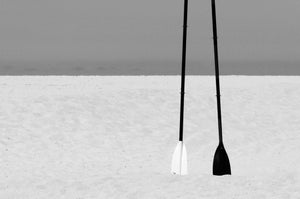 Black And White Oars