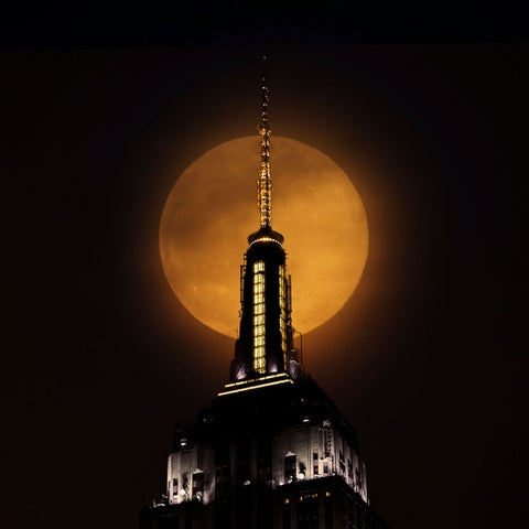 Moon And Empire State 