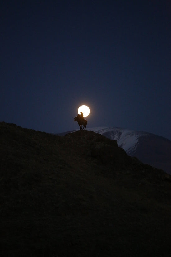 Full Moon In Mongolia