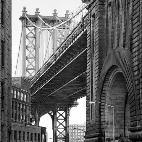 Manhattan Bridge At Dusk