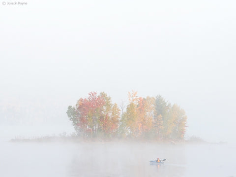 Misty Morning Kayaker