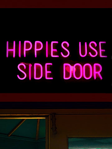 Hippies Use Side Door