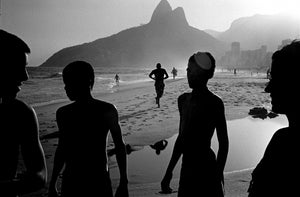 Rio De Janeiro Beach Silhouette 