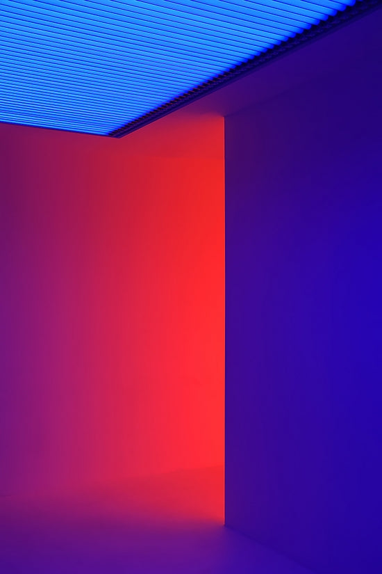 Red Wall With Blue