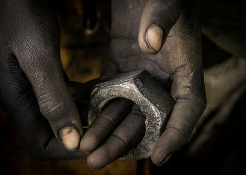 Hands Of Child Labor. Burkina Faso.