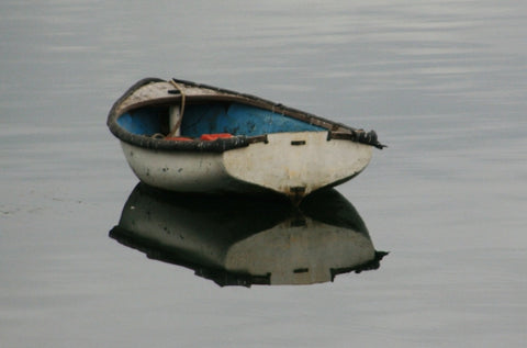 Row Boat Reflections