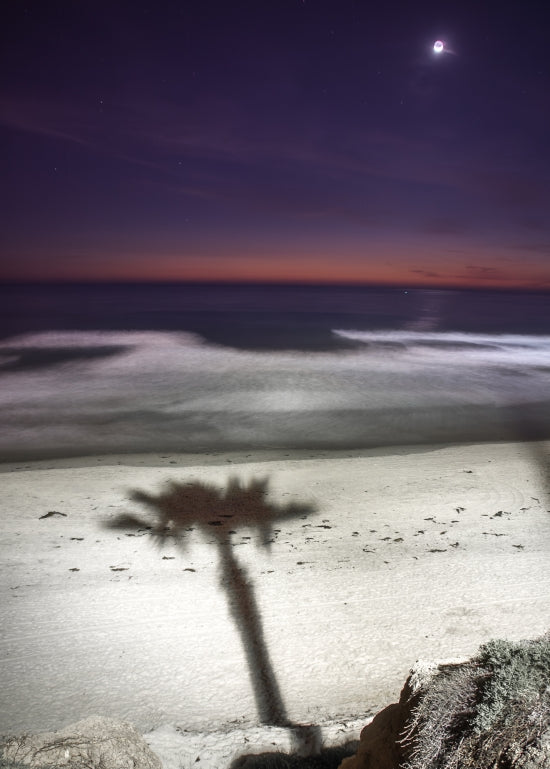 Moon Over Pacific Beach