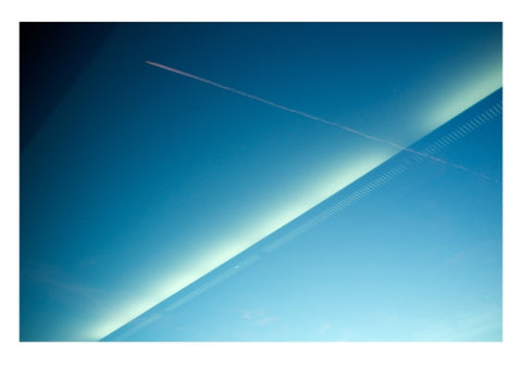 Contrail And Fluorescent Strip