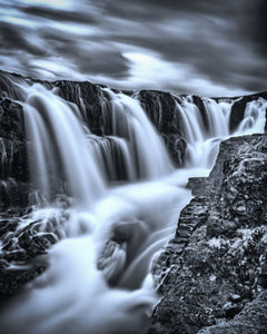 Iceland Waterfalls At High Noon
