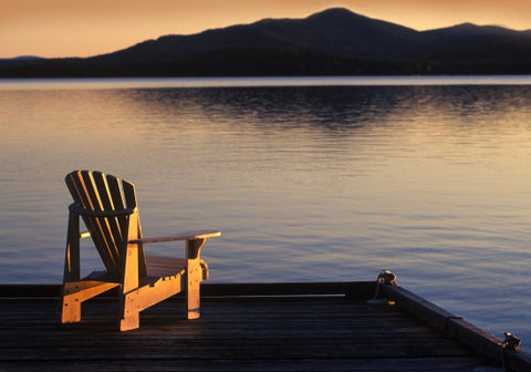 Adirondack Chair Sunset